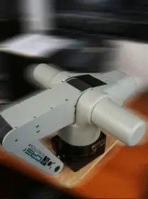 Photo of robotic arm used at USGS